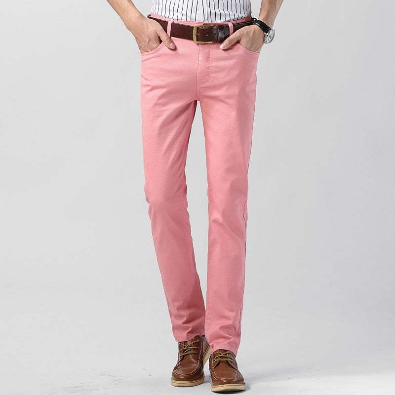 Regular Fit Solid Color Trousers