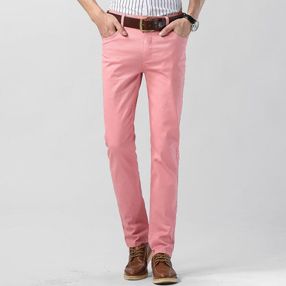 Regular Fit Solid Color Trousers