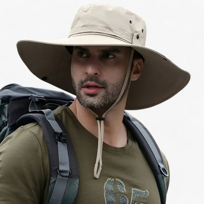 Waterproof Outdoor Sun Hat for Men - Lightweight Hiking Cap