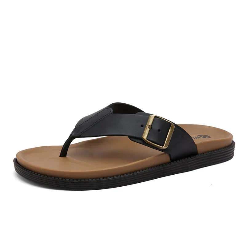 Veylor | Faux Leather Summer Sandals