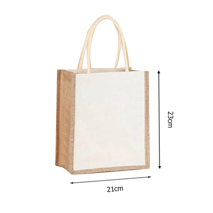 Variant image for Burlap Bliss | Custom Tote Bag - Eco-Friendly & Stylish-3