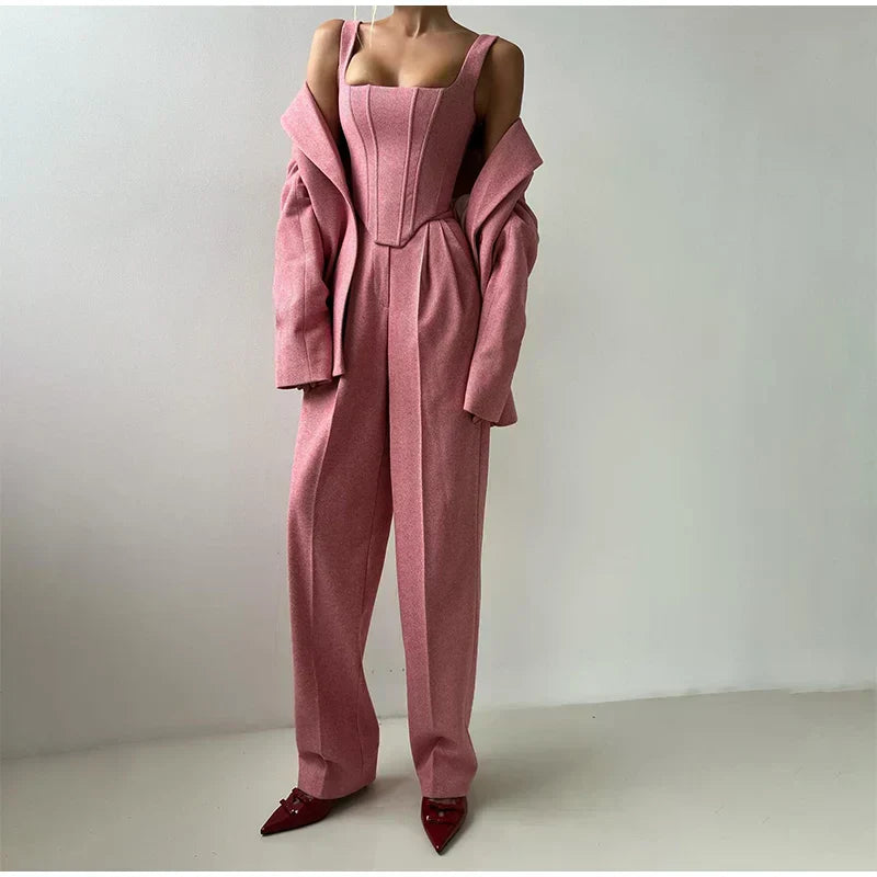Classic Fit 3 Piece Suit Set