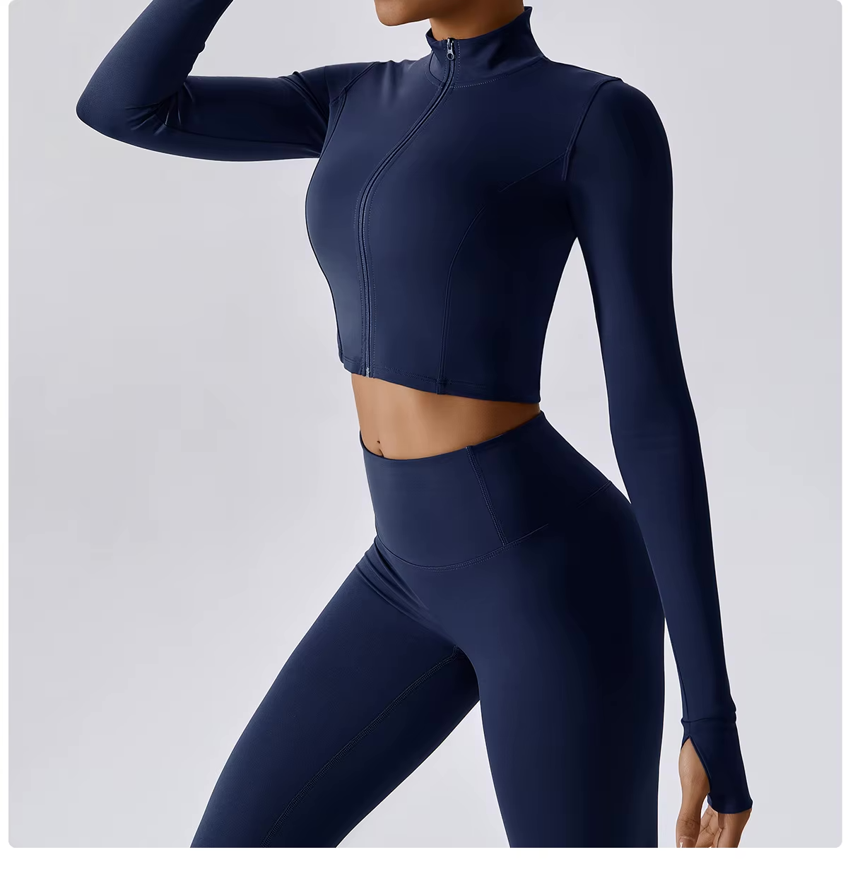 Yoga 3-Piece Outfit Set with Leggings and Top