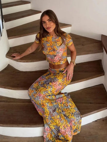 Lace Elegance | Women's Two Piece Set-2