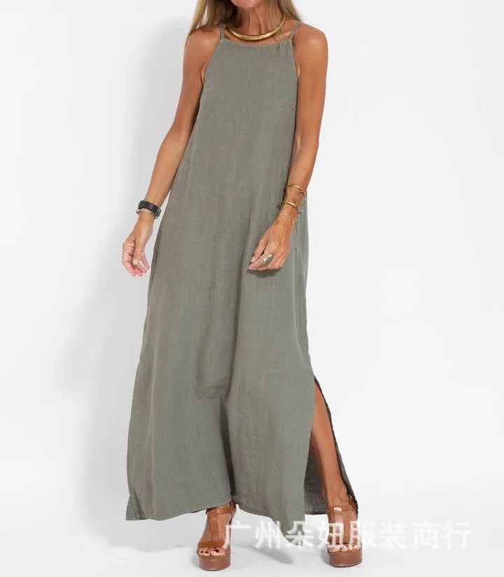 Variant image for Fabulous | Women's White Slip Dress for Summer-7
