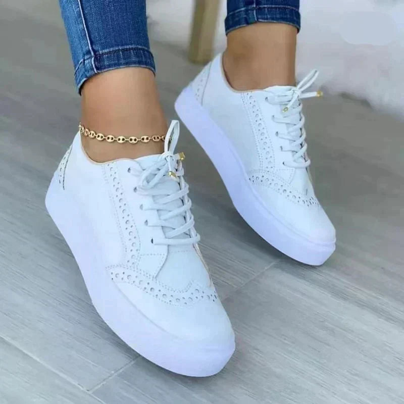 Rita Comfort Sneakers – Premium Leather, Orthopedic Design-5
