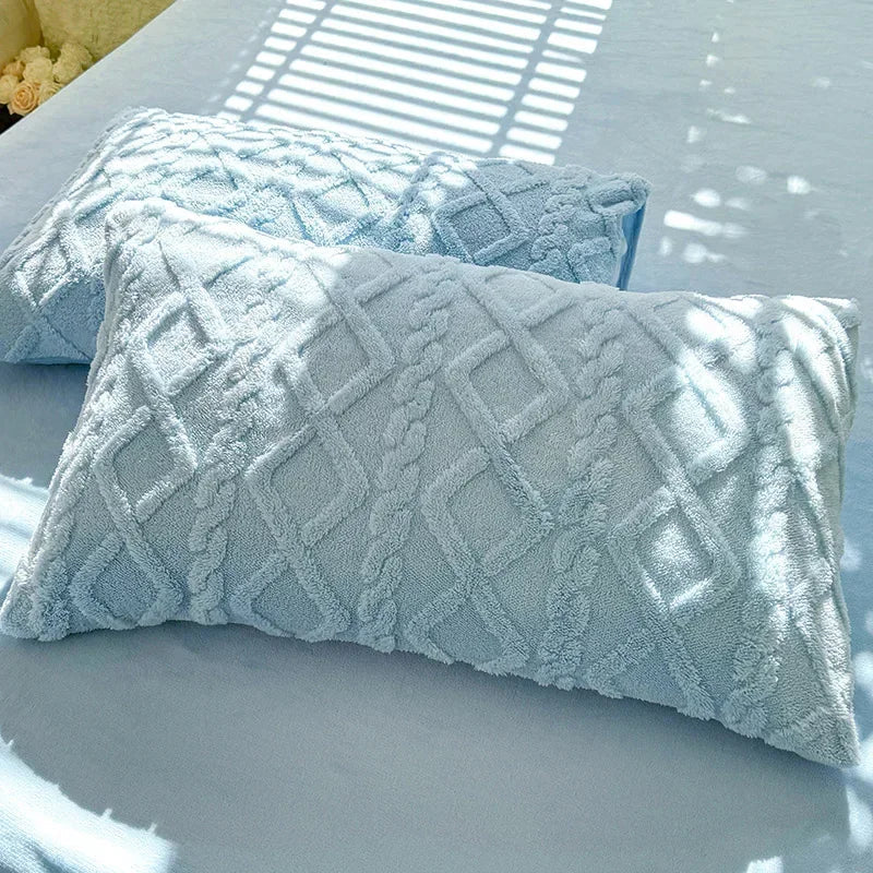 2x Soft Brushed Cotton Fitted Pillowcase Set