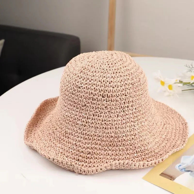 Summer Women's Wide Brim Straw Sun Hat