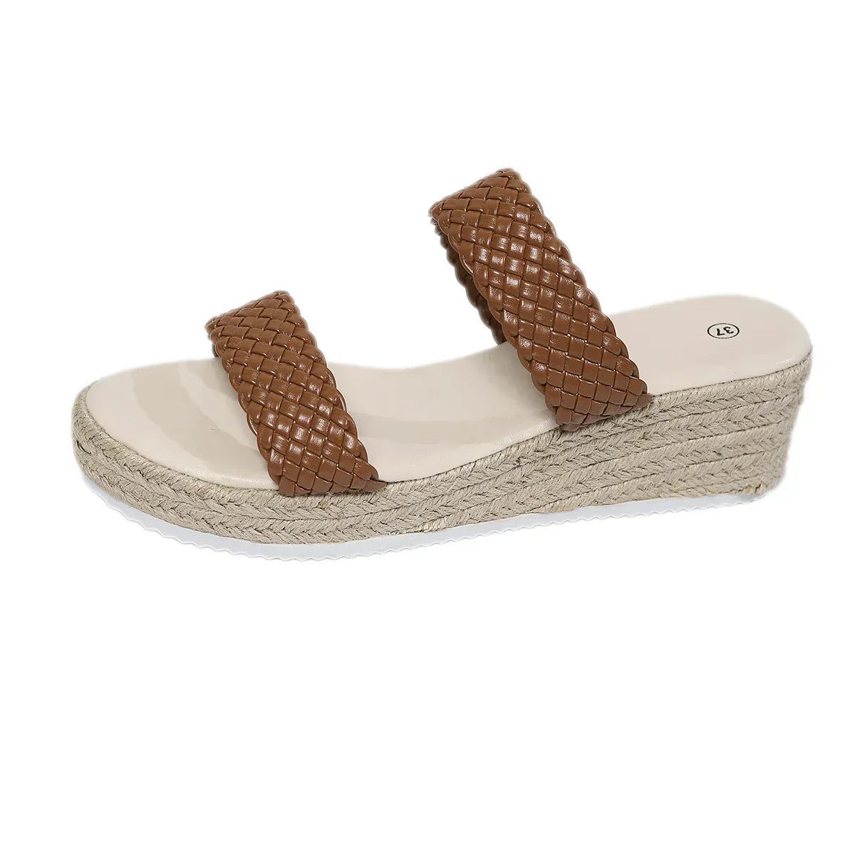 Elegant High Heel Wedge Sandals