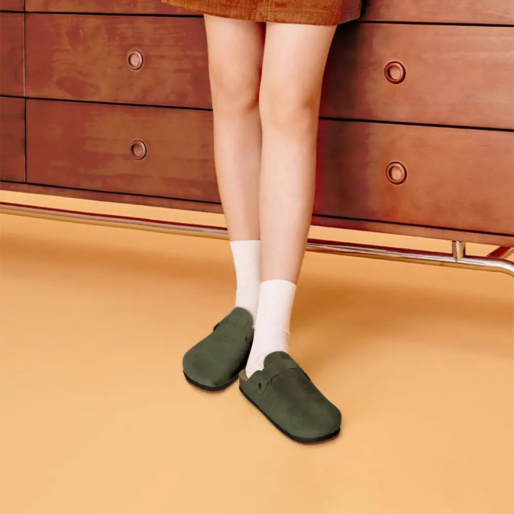 Kido Suede Clogs | Unisex Footwear-4