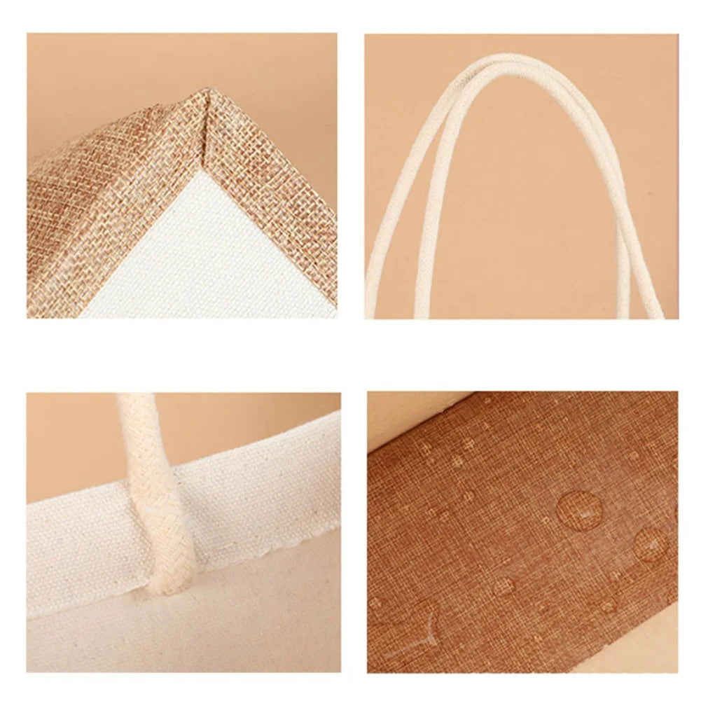 Burlap Bliss | Custom Tote Bag - Eco-Friendly & Stylish-3