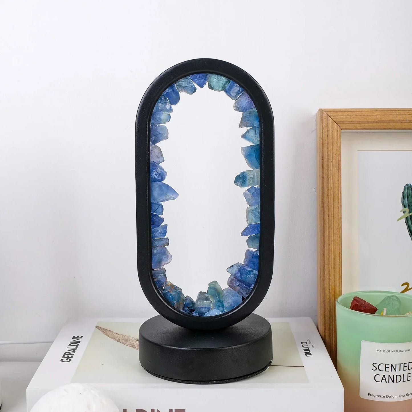 Soothing Purple Amethyst Table Lamp