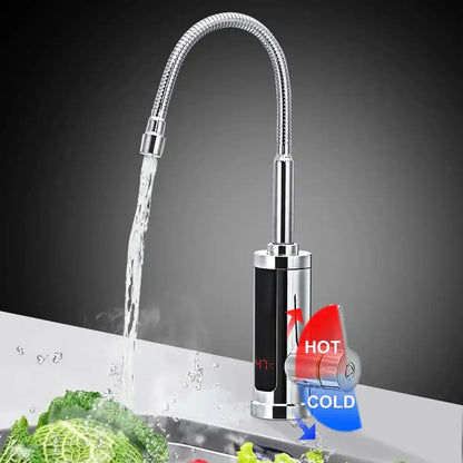 Instant Hot Water Kitchen Faucet - Electric Tap with Thermostat