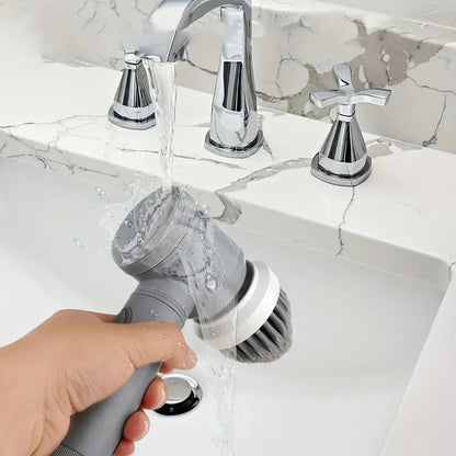 Wireless Spin Brush Cleaner with 6 Interchangeable Heads