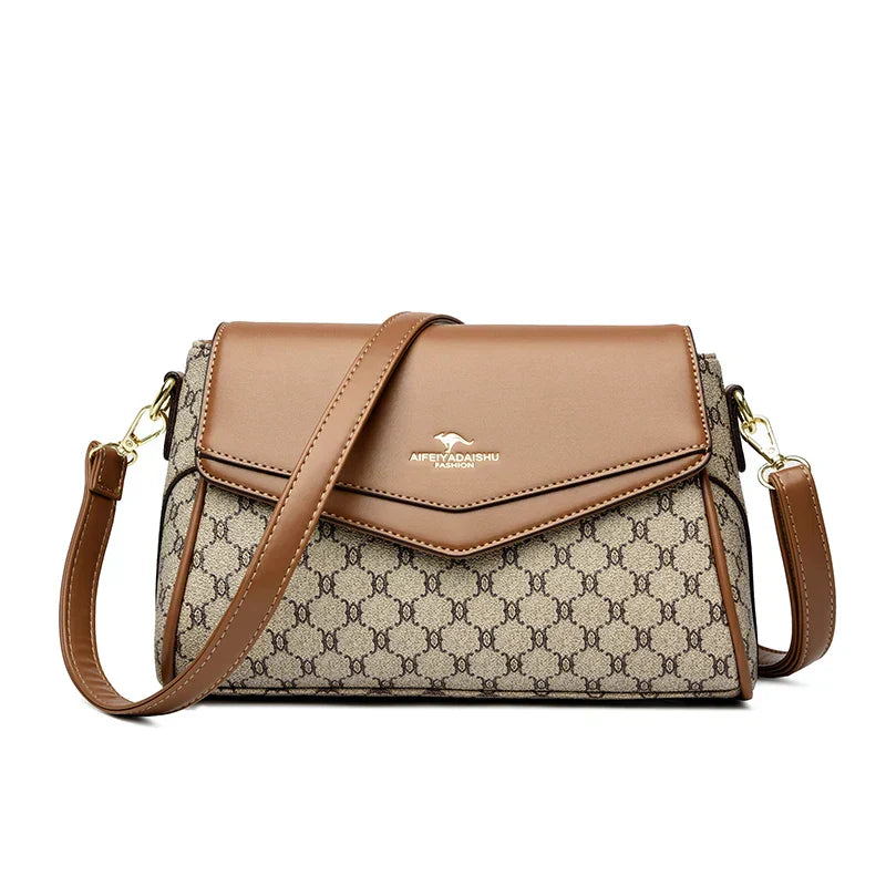 Retro Chic Shoulder Handbag