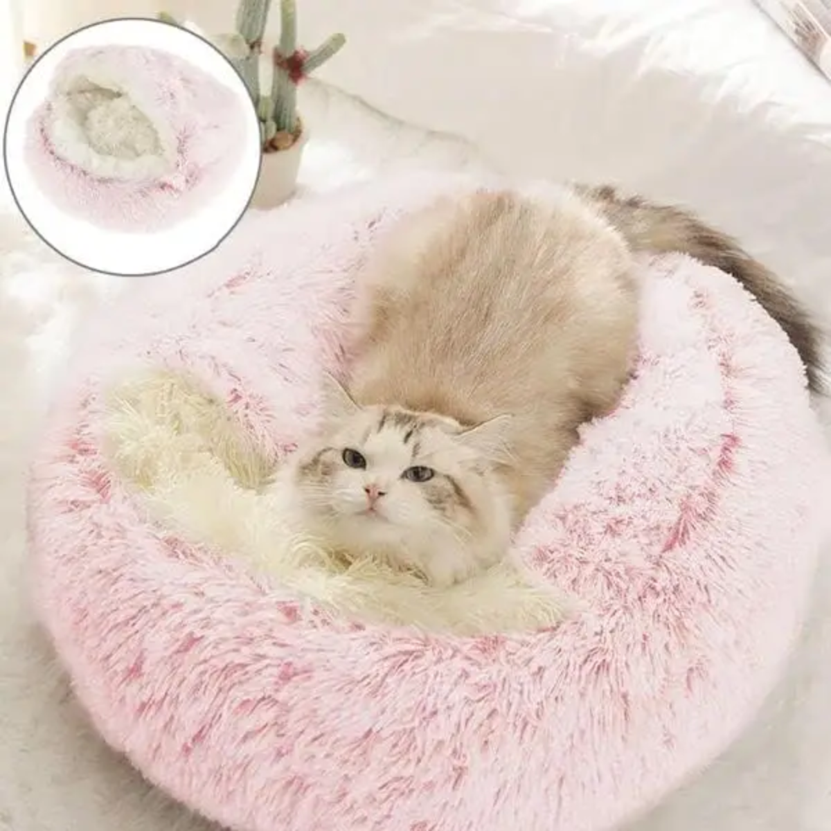 Plush Dog Bed for Calm Sleep