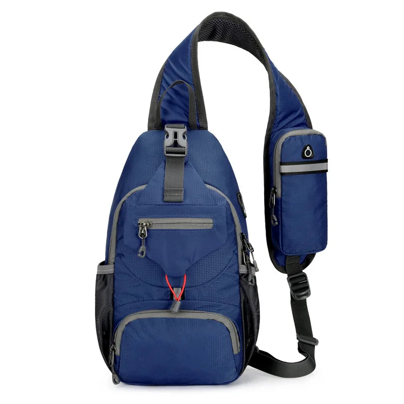 Waterproof Crossbody Daypack with Multiple Pockets