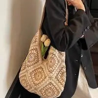 Variant image for Straw Elegance | Shoulder Bags for Women-7