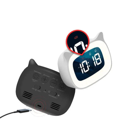 Smart LED Clock Radio with Rechargeable Nightlight