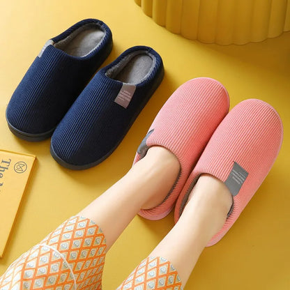 Warm Comfortable Closed Toe House Slippers