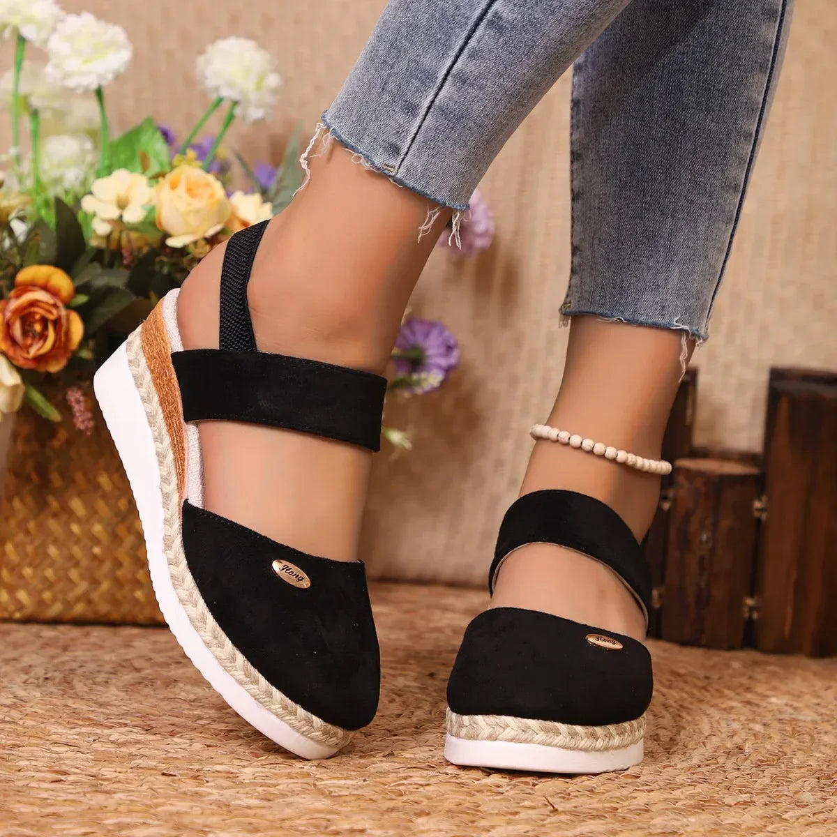 Wendy Wedge Sandals | Espadrille Wedges for Women-3