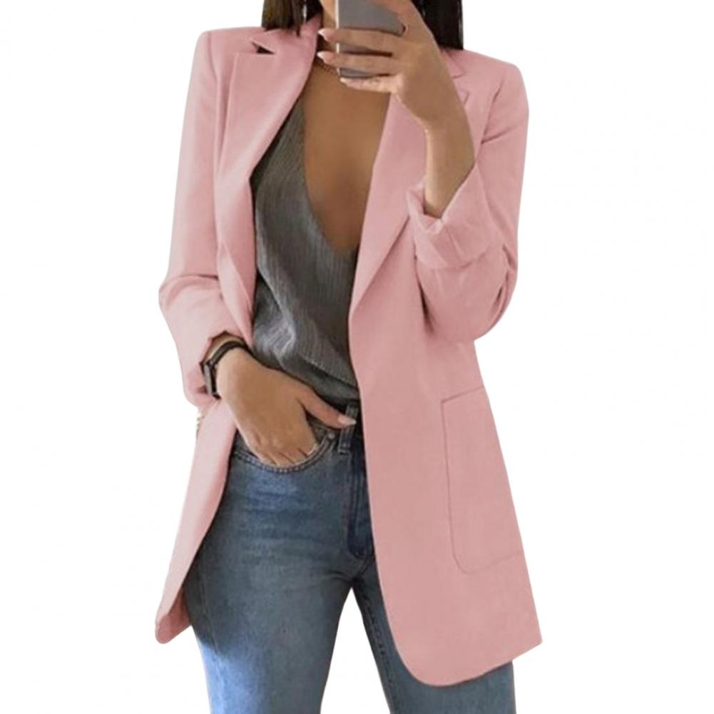 Women's Breathable Casual Open Front Blazer Coat