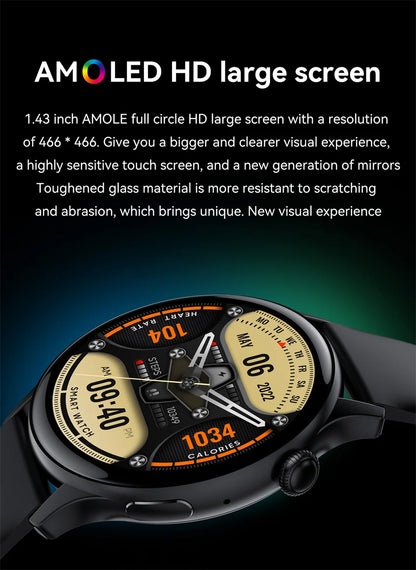 Slim Gold Ladies Smartwatch with Fitness Tracker