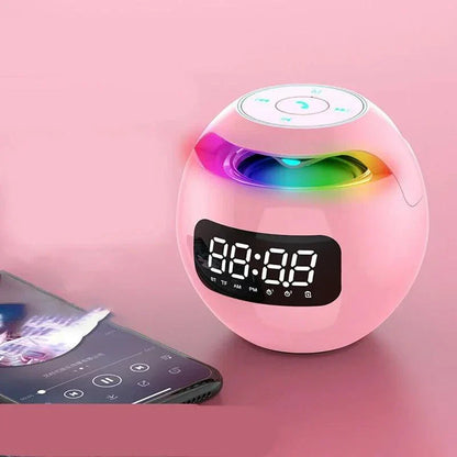 Wireless LED Clock Radio with Bluetooth and Colour Changing Light