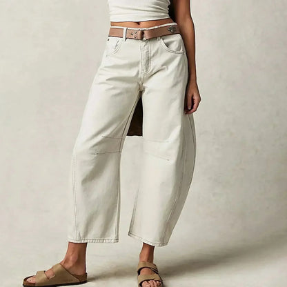 Variant image for Ruan | Wide Leg Jeans Women - Cotton Blend, Low Rise Baggy Fit-11