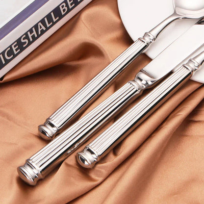 High Quality Silver Cutlery Set – Durable Stainless Steel Utensils