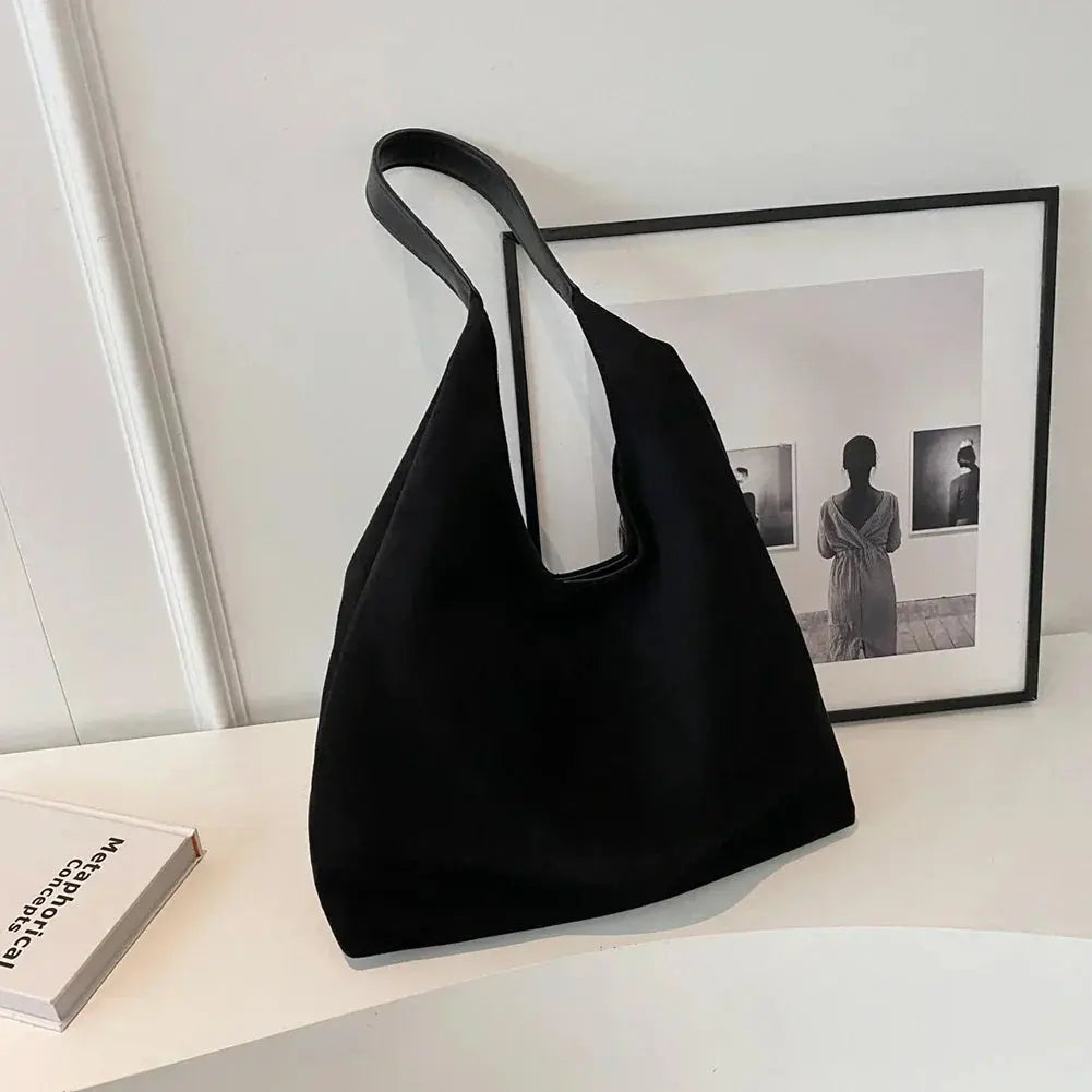 Luxury Faux Suede Tote Shoulder Bag