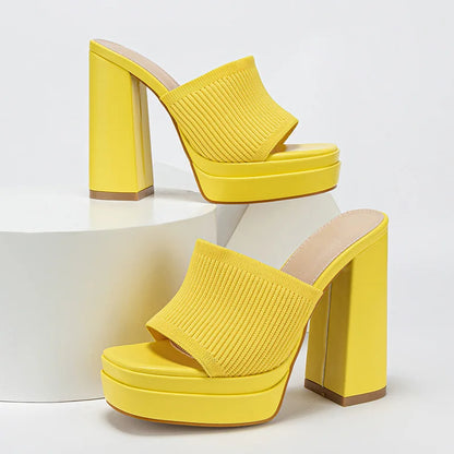 Elevated Block Heel Sandals