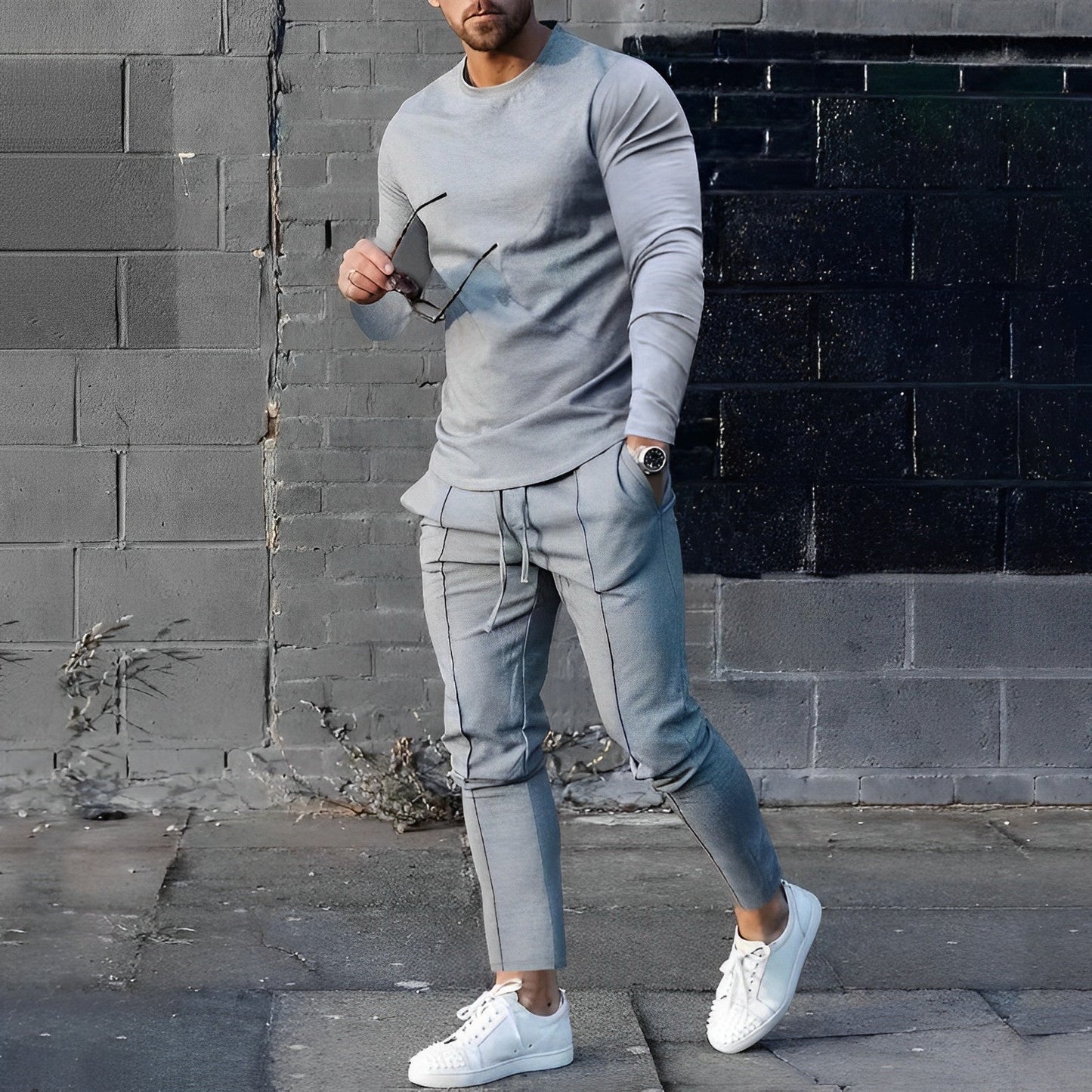 Relaxed Fit Mens 2 Piece Suit