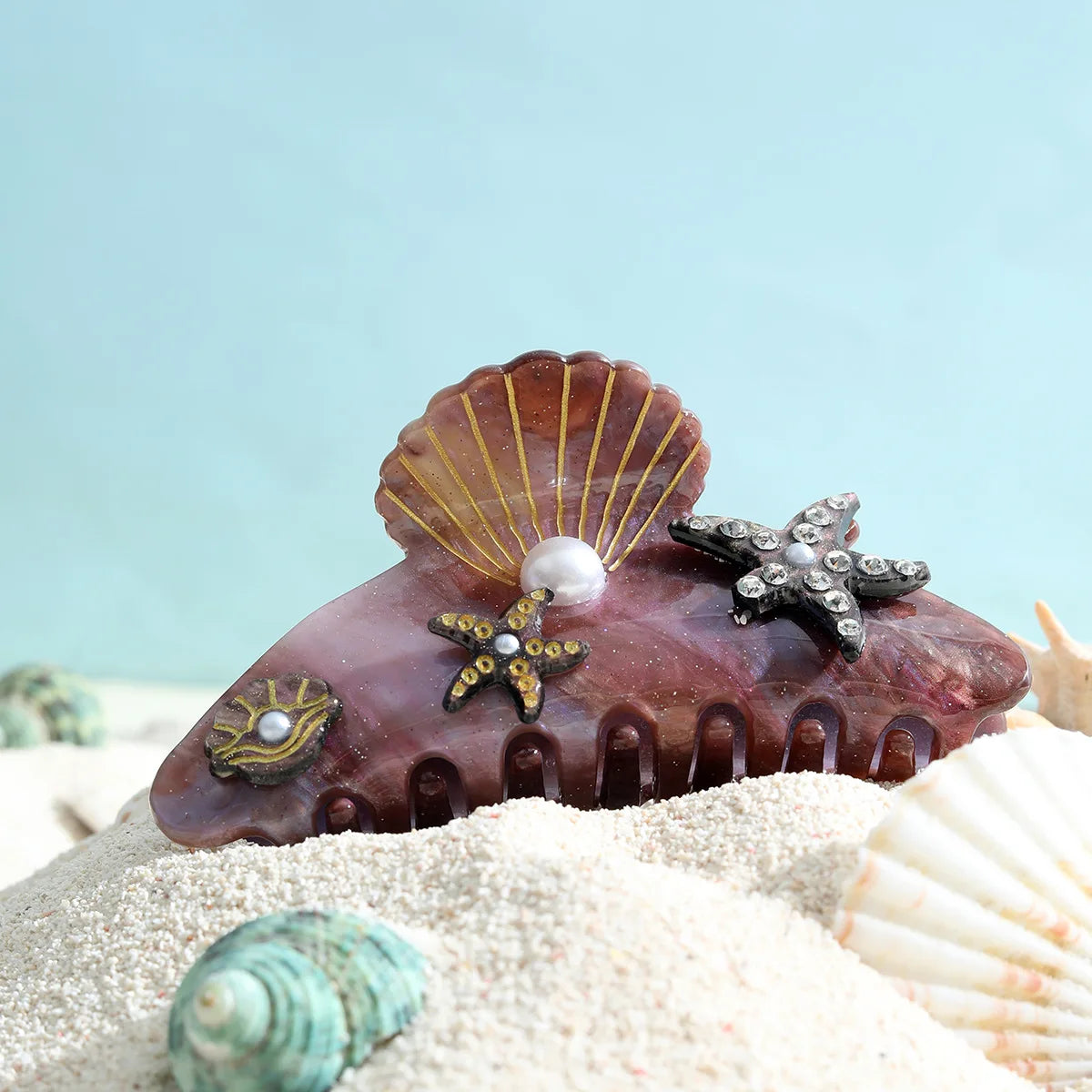 Colorful Ocean Hair Clip for Women