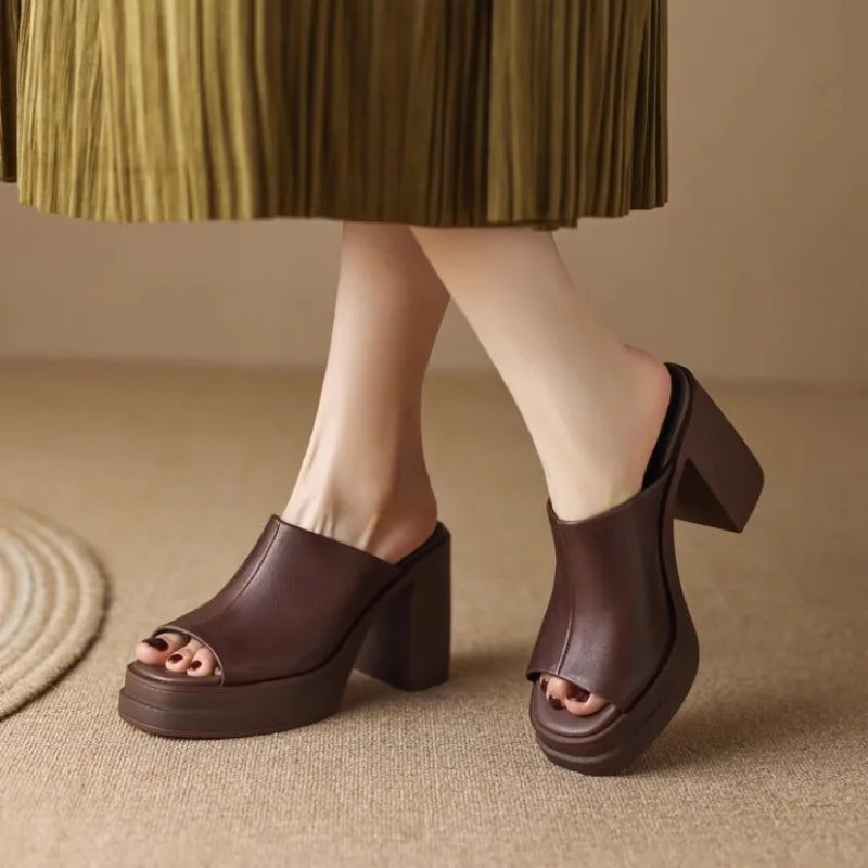 Chic High Heel Sandals - Luxivelle