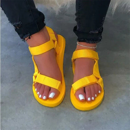 Comfortable Buckle Toe Sandals for Ladies