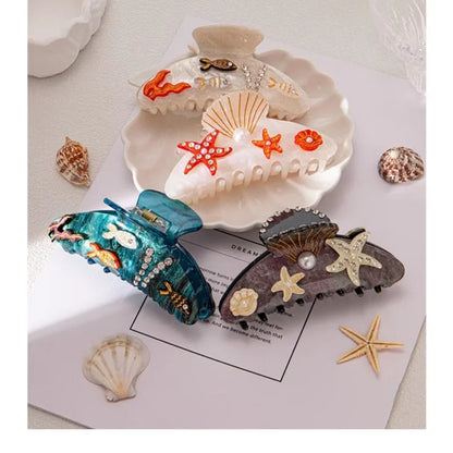 Colorful Ocean Hair Clip for Women