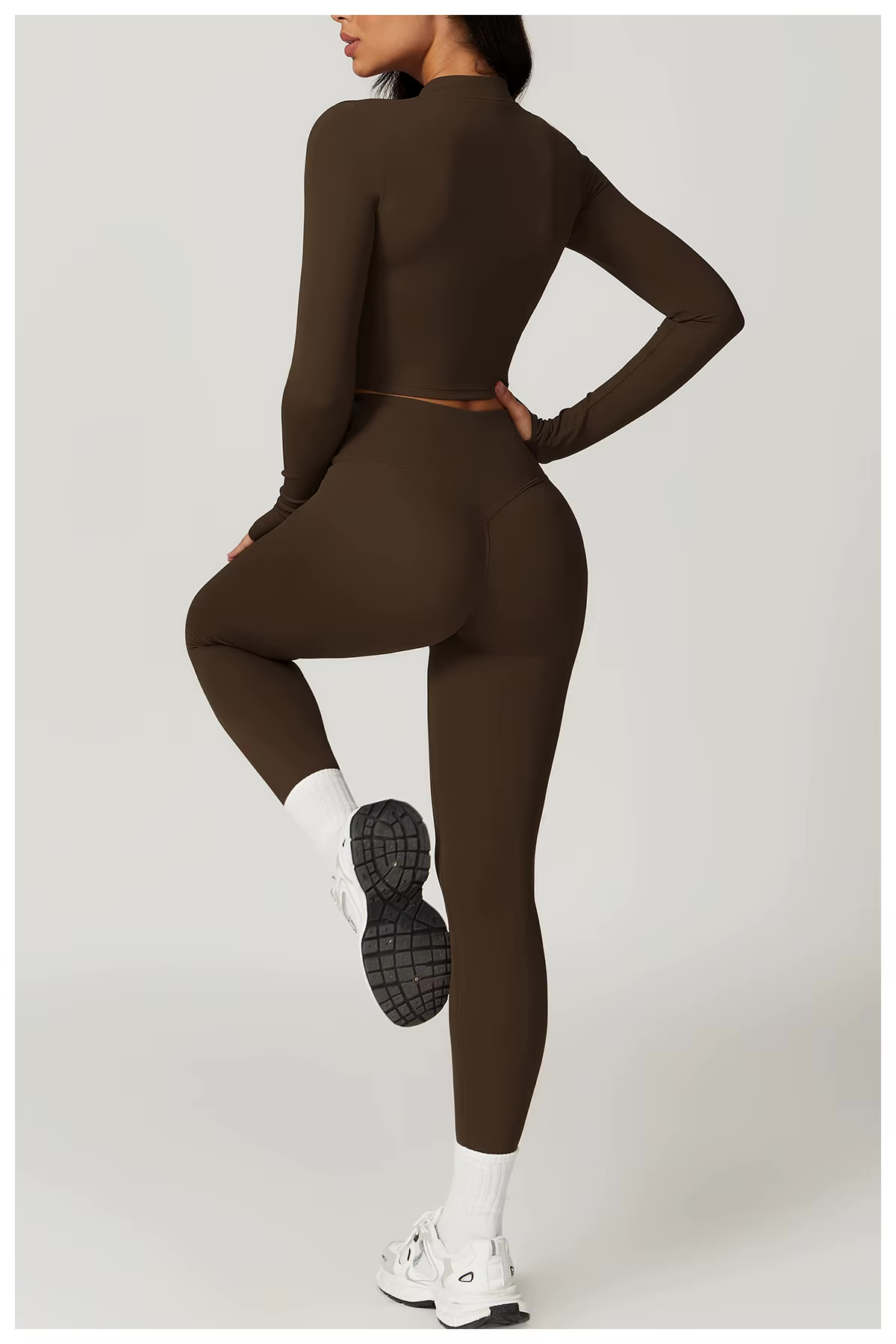 Yoga 3-Piece Outfit Set with Leggings and Top