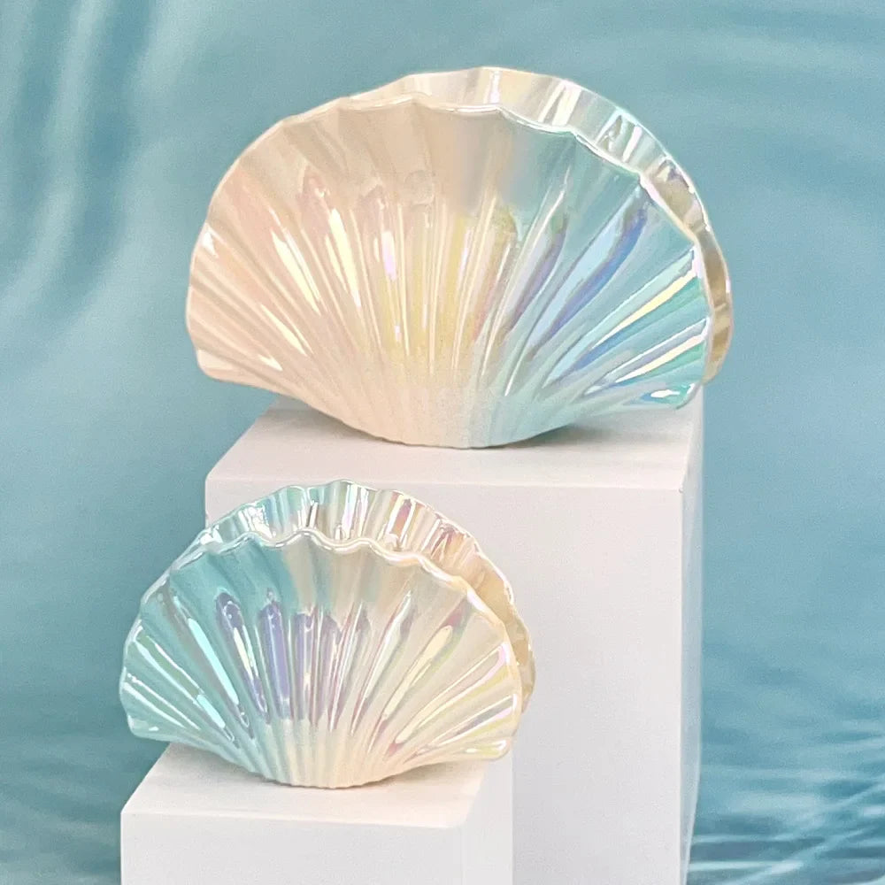 Colorful Ocean Shell Hair Clip for Women Beach Hairstyle