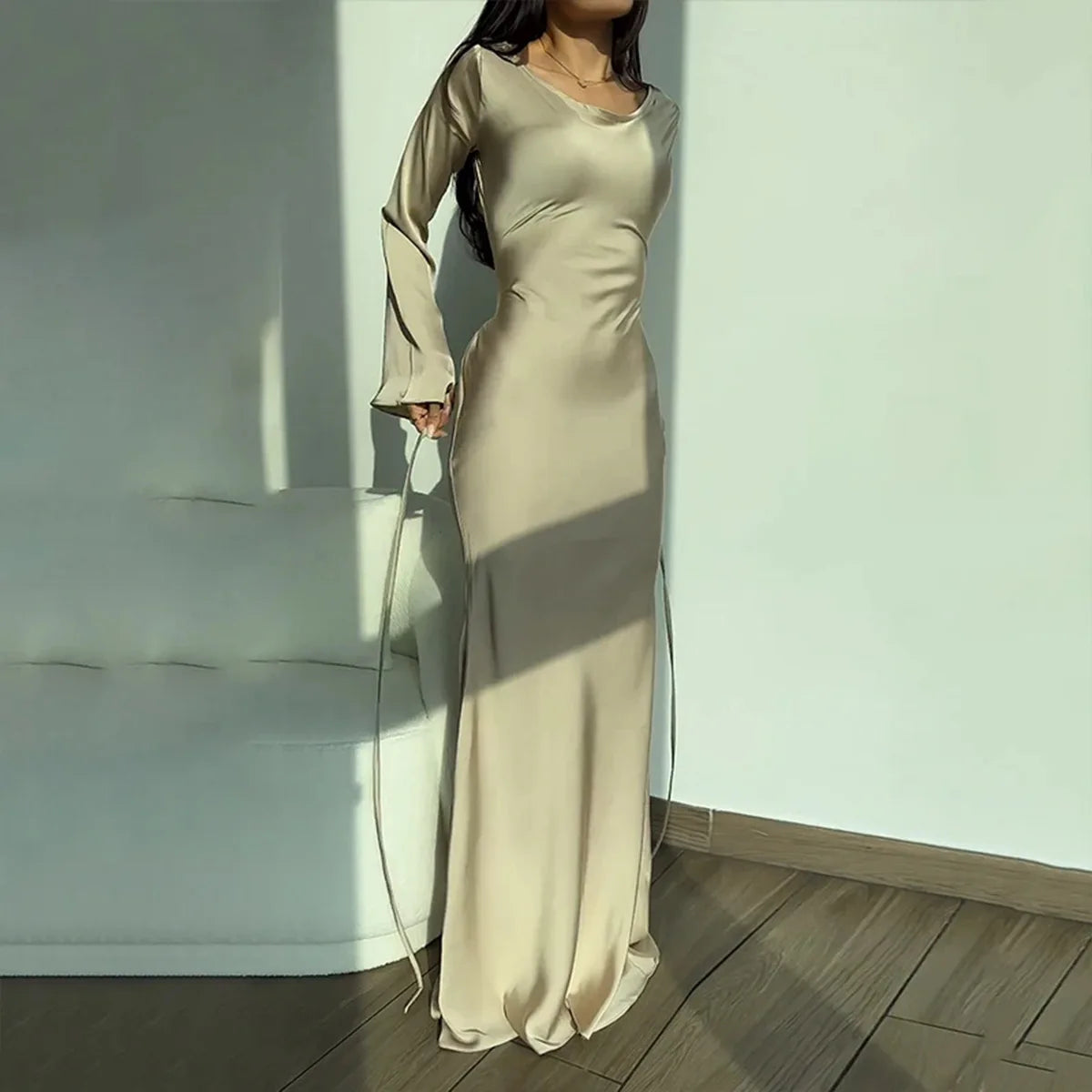 Ladies' Elegant Maxi Dress - Luxivelle