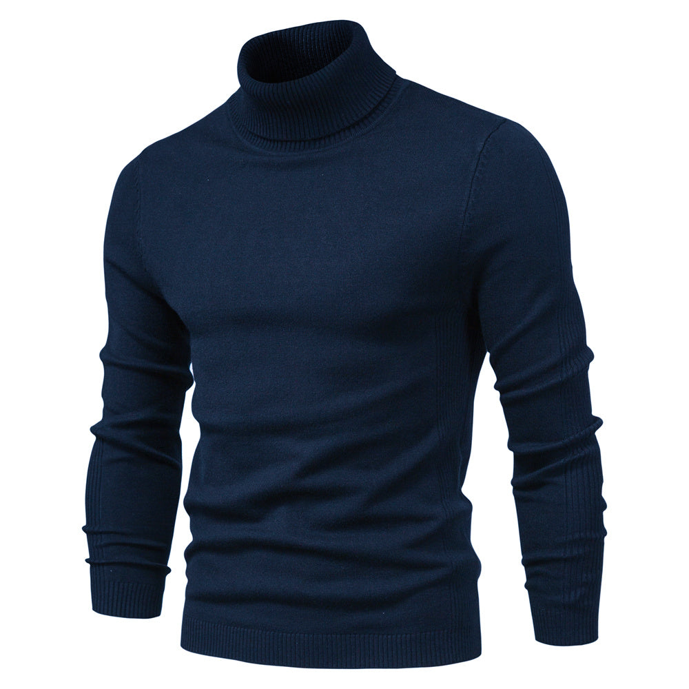 Simple Crew Neck Pullover Sweater for Men