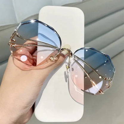 Women's Fashion Large Square Sunglasses