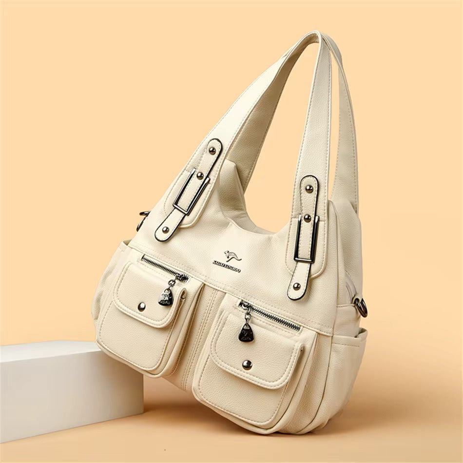 Vintage Style Tote Shoulder Bag