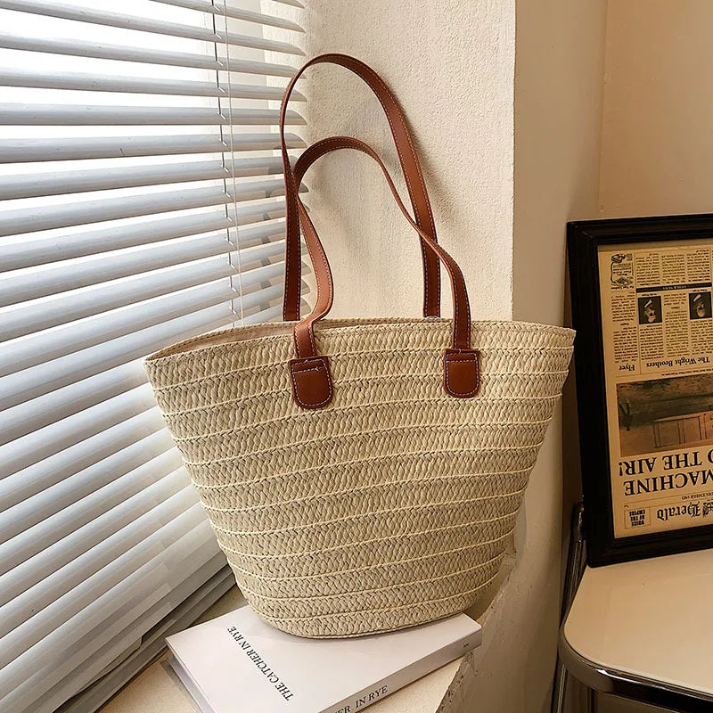 Variant image for Woven Elegance Tote | Shoulder Bag-2