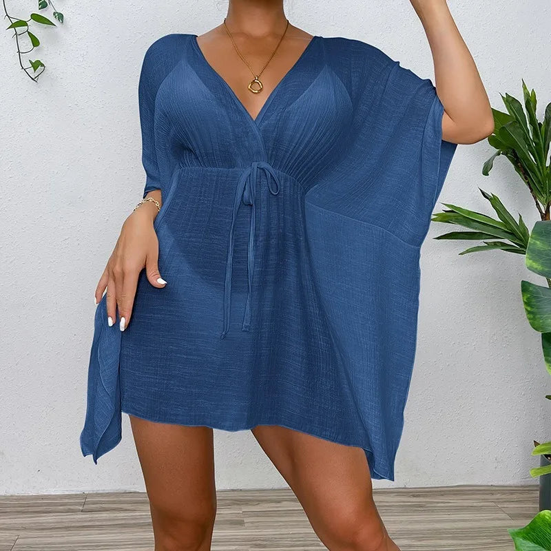 Relaxed Fit Beach Cover Up Swimsuit Dress