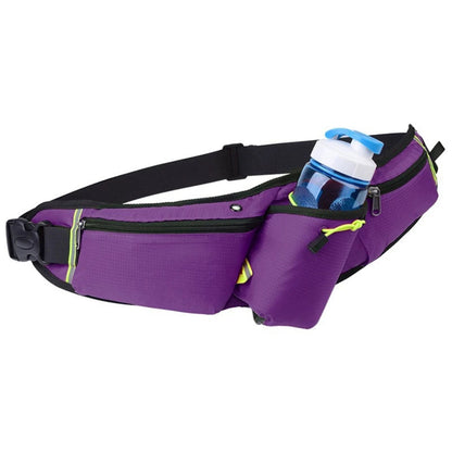 Waterproof Running Waist Belt with Bottle Holder & Pockets