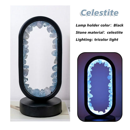 Soothing Purple Amethyst Table Lamp