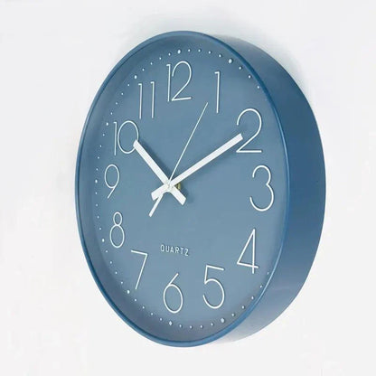 Quiet 12 Inch Simple Wall Clock – Classic Slim Design