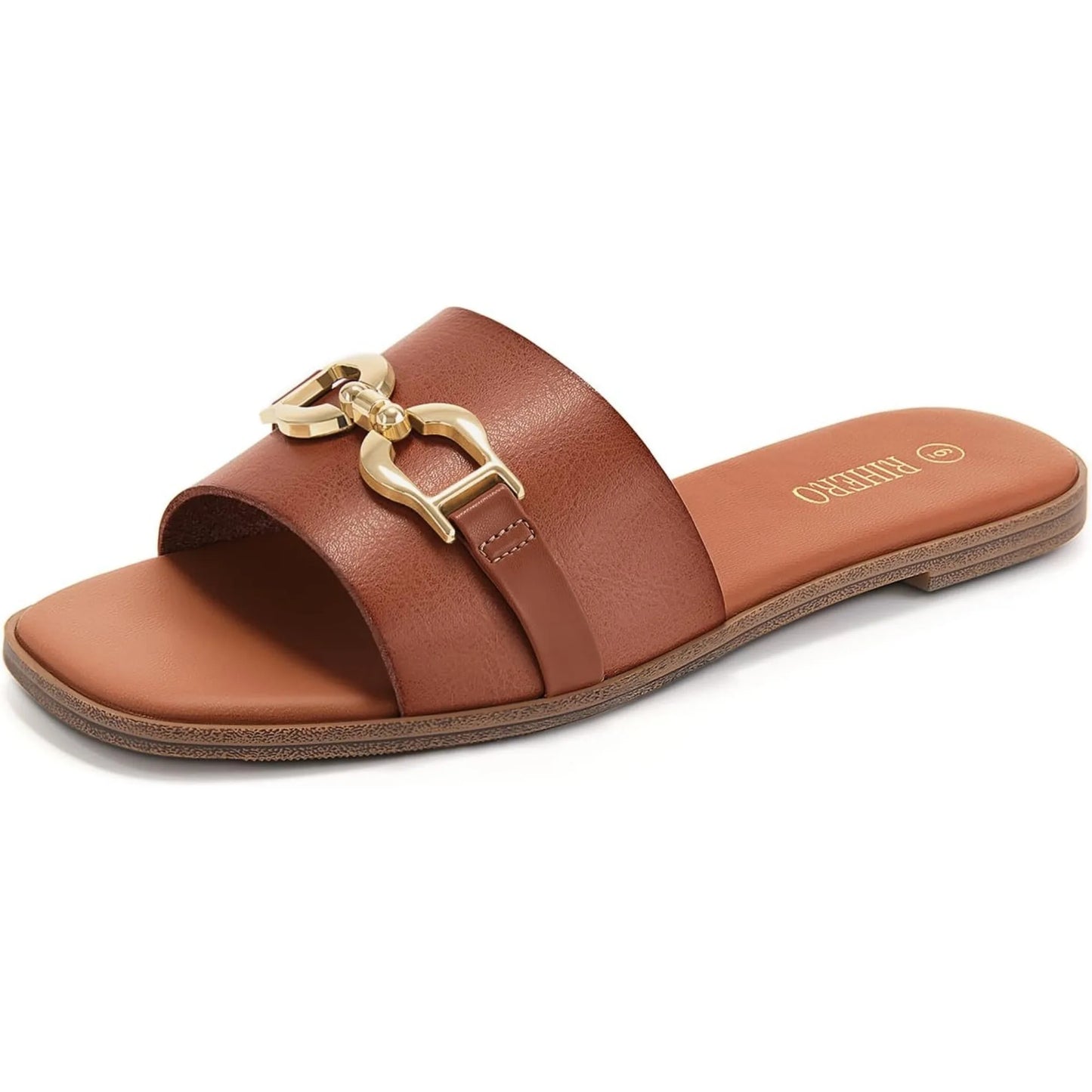 Beachy Brown Strap Sandals