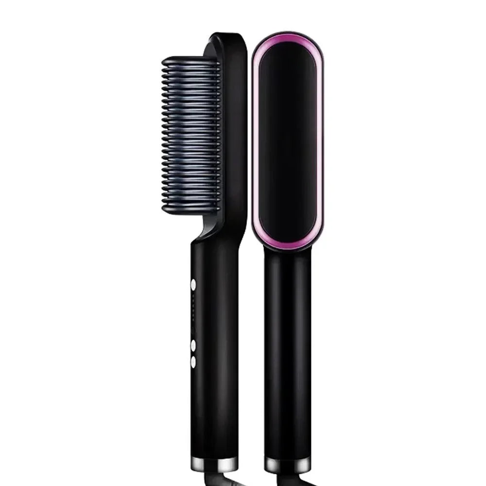 Pro Hair 3-in-1 Ionic Styling Comb & Flat Iron